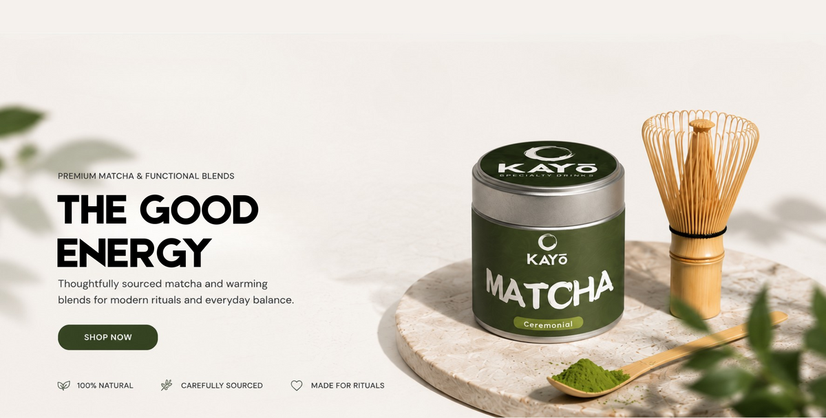 banner of high quality japan matcha tea in europe